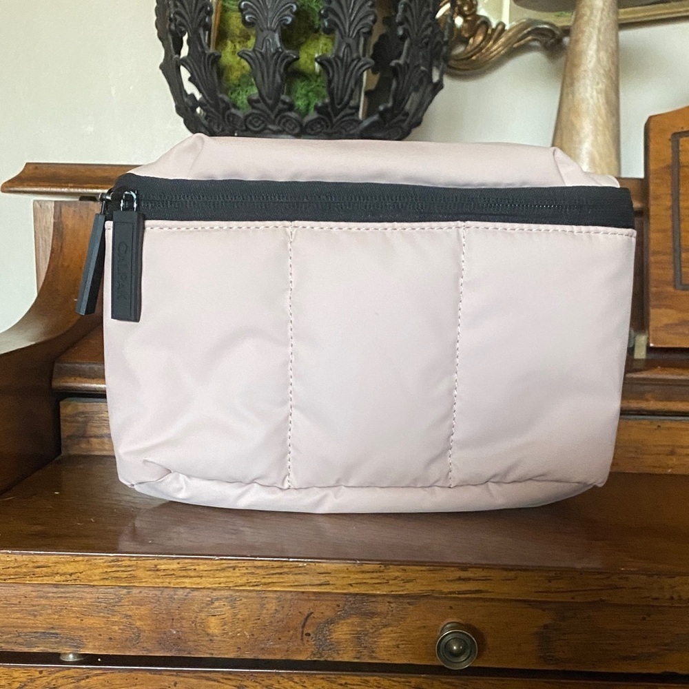 Calpak Luka mini belt bag/crossbody purse in rose quartz